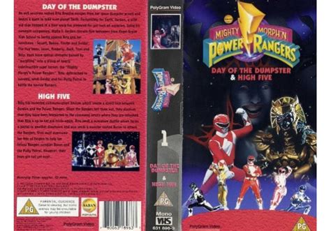 Mighty Morphin Power Rangers Day Of The Dumpsterhigh Five 1994 On
