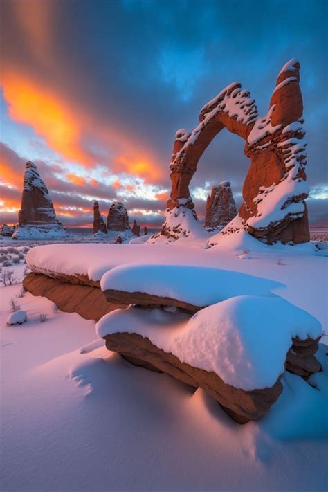 Gods Glory Winter Beauty Jack Frost Sunrise Sunset Decoration