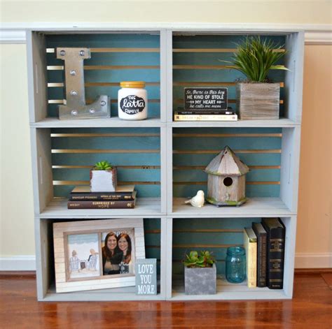 13 Best Creative Diy Wood Crate Shelf Ideas And Designs For 2020
