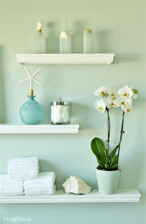 How to make floating shelves over a bathroom toilet. How to Decorate Bathroom Shelves for Enhanced Relaxation