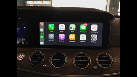 Mercedes Benz W213 Comand Online Ntg5 5 Navigasyon Apple Carplay Uygulaması Youtube