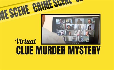 Virtual Clue Murder Mystery Activity Outback Team Building And Training