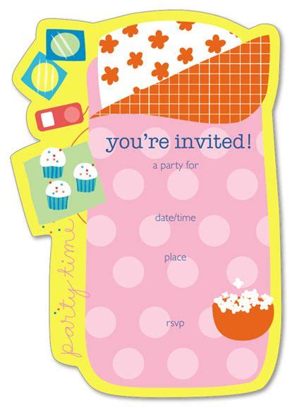 This price range only increases if you choose a wedding template set that will include all the stationery templates needed for a wedding. Free Printable Slumber Party Invitation Templates 2016 ...