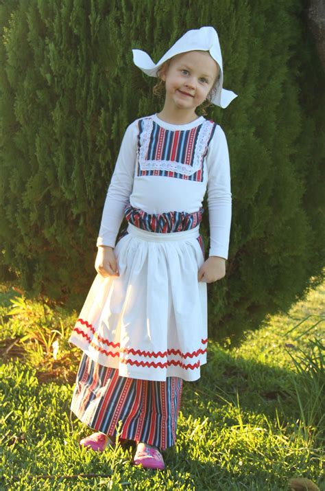 Girls Netherlands Holland National Traditional Costume