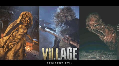 All Enemies In Resident Evil 8 Village Youtube