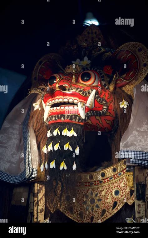 Barong Mask Bali Indonesia Stock Photo Alamy