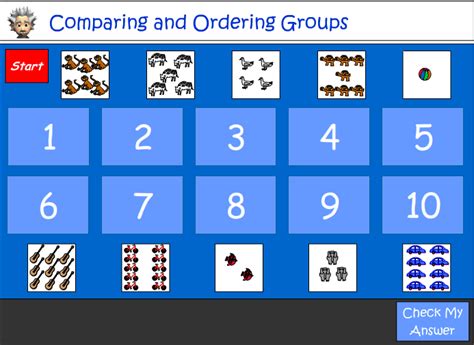 Ordering Groups Of Objects To 10 Studyladder Interactive Learning Games