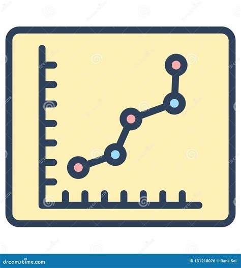 Growth Business Chart Isolated Vector Icon That Can Be Very Easily