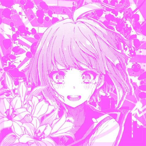 Pink Manga Panels Komaru Naegi Manga Anime