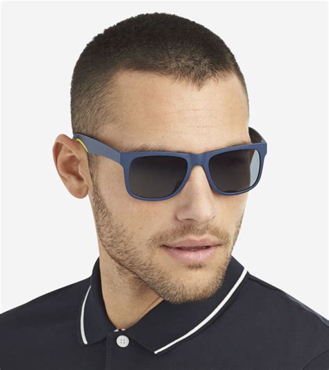 Sport Rectangle Sunglasses In Navy Cole Haan
