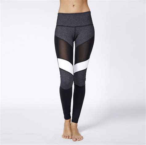 Women Sexy Mesh Splice Leggings Yoga Pants Closet