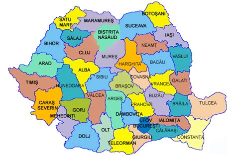 România fără județe Harta administrativă țării noastre a suferit