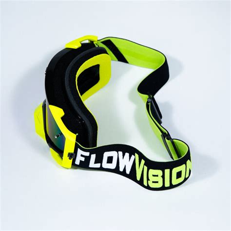Flow Vision Rythem™ Motocross Goggle Blackflo Yellow Flowvision Au