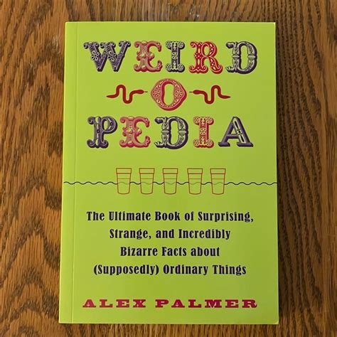Weird O Pedia By Alex Palmer Paperback Pangobooks