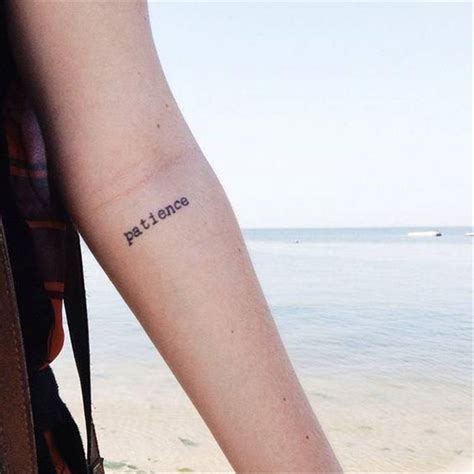 45 Small But Meaningful Words And Quotes Tattoo Designs