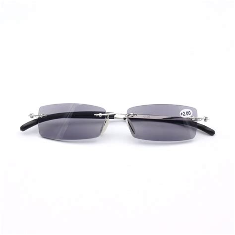 Rimless Tinted Reading Glasses Sunglasses Readers 150 200 25 30 35