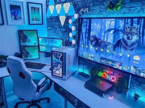 Ice Ice Blue By 📸 Fluxgamess In 2021 Gaming Room Setup Computer