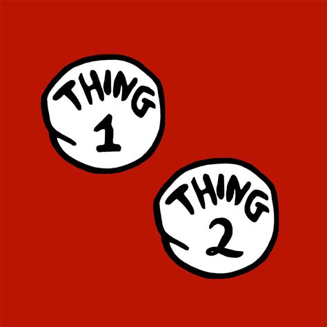 Thing One Printable