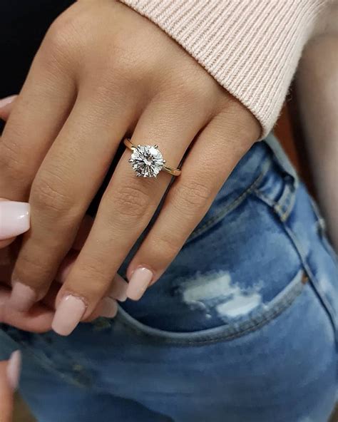 20 Diamond Engagement Rings From Instagram Page 2 Of 2 Deer Pearl