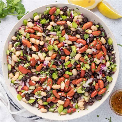 Easy Three Bean Salad Recipe Healthy Fitness Meals