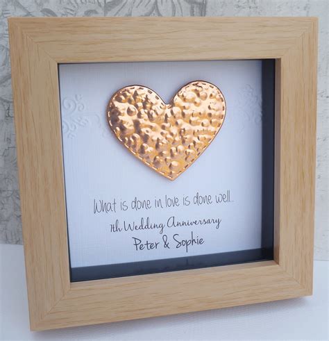 23 best wedding anniversary gift ideas in 2021. Copper Anniversary gift 7th wedding anniversary gift 7th ...