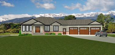 This charming home is one of family home plans' most popular plans under 1,800 square feet no upstairs noise: House Plans with Angled Garage - Edesignsplans.ca