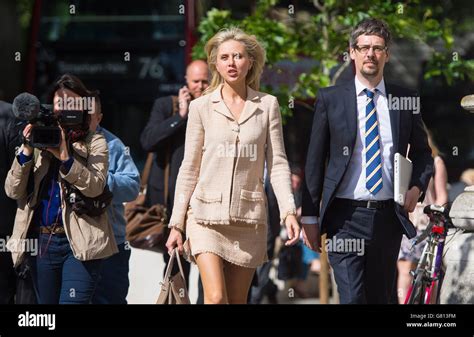 former beauty queen ekaterina fields arrives at the high court london where she and her