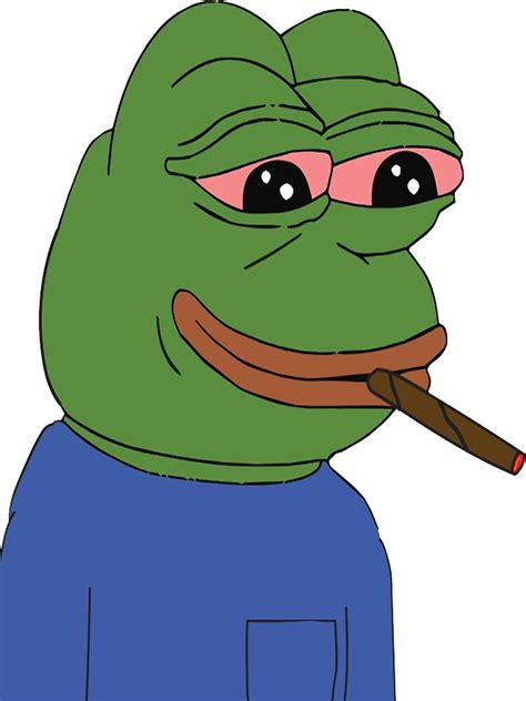 Pepe Smoking Meme By Abusive Materia Redbubble