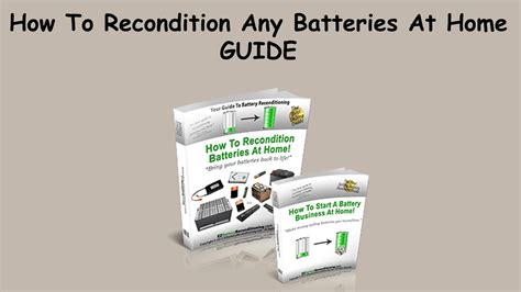 How To Restore A Dead Battery Recondition Laptop Battery Youtube
