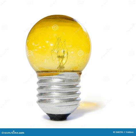 Yellow Light Bulb Stock Photo Image Of Household Lights 568296
