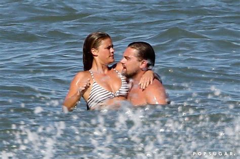 It S On New Couple Leonardo DiCaprio And Nina Agdal Show Steamy PDA On The Beach Nina Agdal