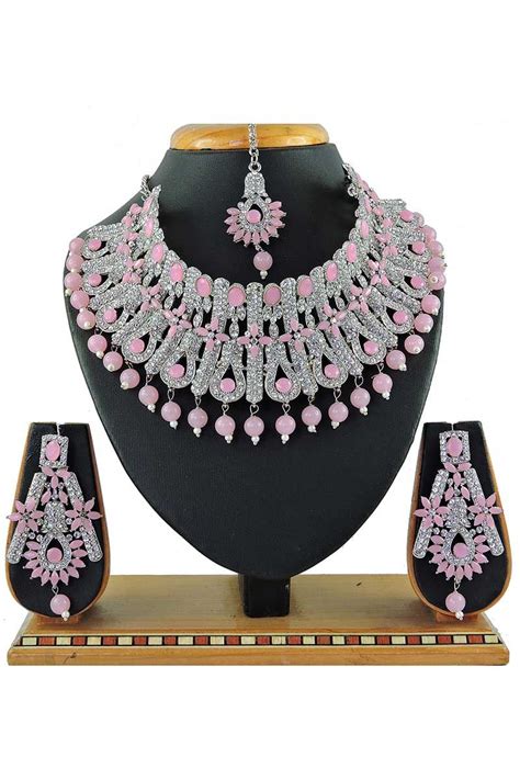 Top More Than 72 Pink Pearl Necklace POPPY