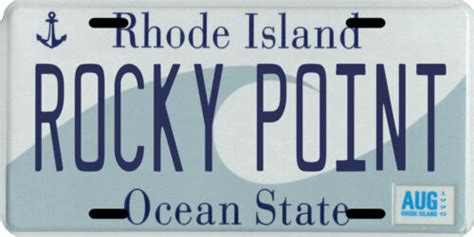 Rocky Point Amusement Park Final Season 1995 Rhode Island License Plate