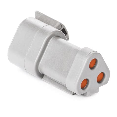 Dt04 3p P006 Dt Series 3 Pin Receptacle Wedgelock Included Term