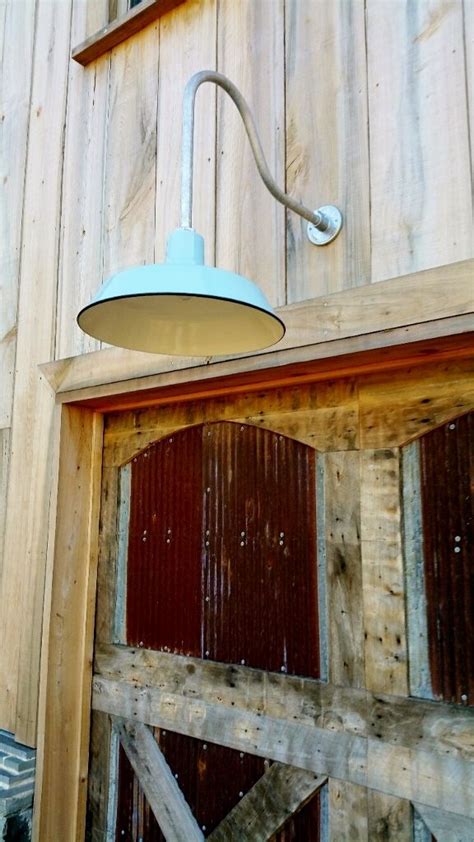 Gooseneck Barn Lights Add Timeless Character To New Build Inspiration Barn Lighting Barn