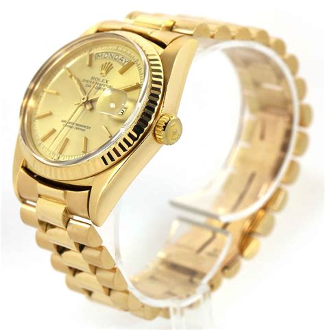 Rolex Day Date President 36mm 1803 18k Yellow Gold Champagne Dial Tns