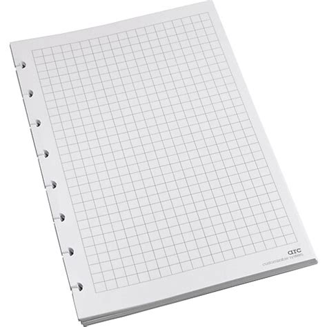 Staples Arc System Graph Ruled Premium Refill Paper White 5 12 X 8