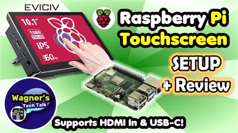Raspberry Pi Touch Screen 10 1in Display All In One Case Setup