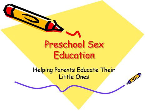 Ppt Preschool Sex Education Powerpoint Presentation Free Download