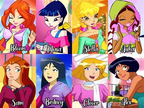 Musa On Instagram “winx Club As Totally Spies💖💄 ♡who Is Your Favourite From Totally Spies
