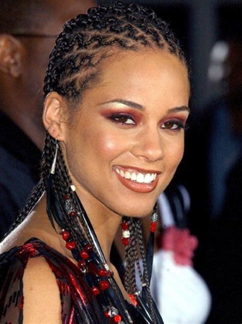 10 Black Eye Catching Braided Hairstyles With Beads Alicia Keys