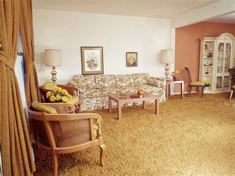 A Living Room In The 1970s H Armstrong Robertsclassic Stock Getty