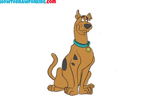 How To Draw Scooby Doo Easy Drawing Tutorial For Kids