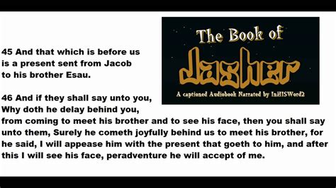 The book is referenced in former roman catholic nun and religion scholar karen armstrong discusses the practical side of. The Book of Jasher~Chapter 32~Videobook - YouTube