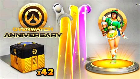 Overwatch Opening 40 Anniversary 2019 Event Loot Boxes Youtube