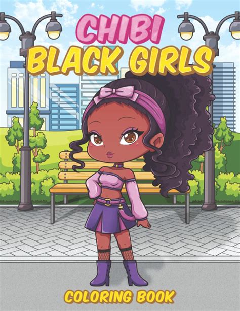 Buy Chibi Black Girls Coloring Book Kawaii African American Women