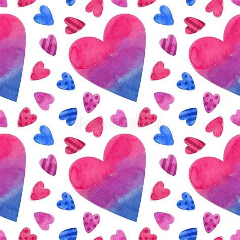 Bisexual Pride Seamless Pattern Lgbt Art Rainbow Clipart For Bisex