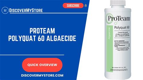 Proteam Polyquat 60 Algaecide Youtube