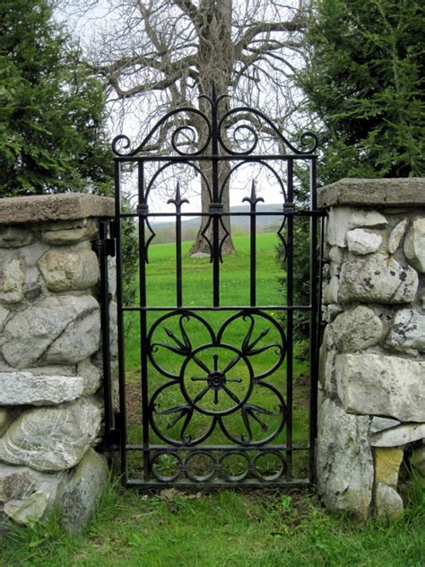Finding the right wooden garden gate is easy when you shop with us. Custom Ornamental Iron Garden Gates and Pool Gates, Single ...