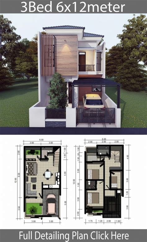 desain rumah minimalis modern  lantai hunian keluarga pinhome